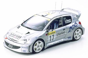 タミヤ 1/24 スポーツカーシリーズ No.225 プジョー206 WRC2000 プラモデル(中古品)