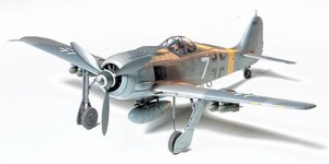 タミヤ 1/48 傑作機シリーズ No.39 ドイツ空軍 フォッケウルフ Fw190 F-8  (中古品)