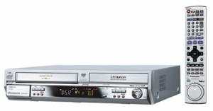パナソニック 160GB DVDレコーダー VHSビデオ一体型 DIGA DMR‐E250V-S(中古品)