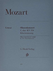 モーツァルト : オーボエ協奏曲 ハ長調 K314 (オーボエ、ピアノ) ヘンレ出 (中古品)