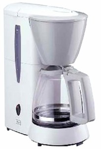 Melitta(メリタ) コーヒーメーカー ホワイト  1~5杯用・1×2のフィルター (中古品)