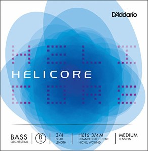 D'Addario ダダリオ ウッドベース(コントラバス)バラ弦 Helicore 3/4スケー(中古品)