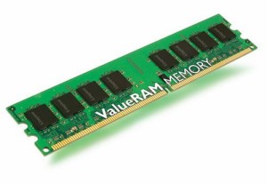 Kingston デスクトップPC用メモリ PC-5300 DDR2 SDRAM DIMM 512MB KVR667D2(中古品)