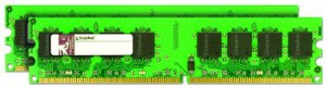Kingston 4GB 533MHz DDR2 Non-ECC CL4 DIMM (Kit of 2) KVR533D2N4K2/4G(中古品)