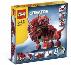 レゴ (LEGO) クリエイター トリケラトプス 4892(中古品)