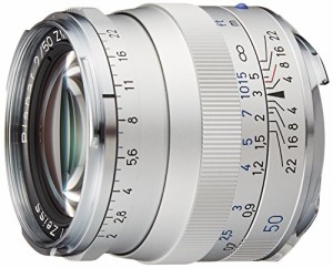 Carl Zeiss Planar T*2/50ZM SV シルバー(中古品)