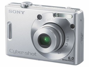 ソニー SONY サイバーショット W30 シルバー DSC-W30/S(中古品)