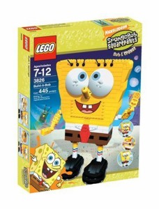  国内未発売・希少モデル  LEGO SpongeBob Build-A-Bob 3826「並行輸入品(中古品)