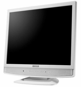 I-O DATA 17インチ液晶ディスプレイ LCD-A175GW ホワイト (ECOモード搭載 &(中古品)