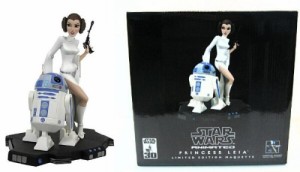 Star Wars - Animated Statue : Leia & R2-D2(中古品)