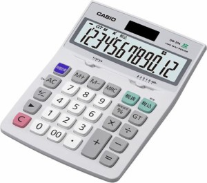 カシオ スタンダード電卓 時間・税計算 デスクタイプ 12桁 DW-20A-N(中古品)