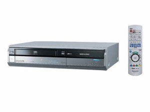 パナソニック 400GB DVDレコーダー VHSビデオ一体型 DIGA DMR-XW40V-S(中古品)