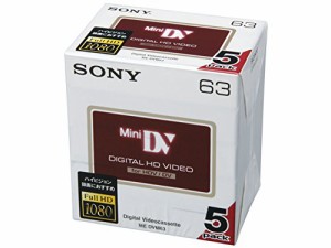 ソニー SONY ミニDVカセット テープ 5DVM63HD(中古品)