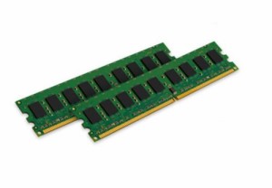 Kingston 4GB 667MHz DDR2 ECC CL5 DIMM (Kit of 2) KVR667D2E5K2/4G(中古品)