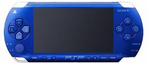 PSP「プレイステーション・ポータブル」 メタリックブルー (PSP-1000MB) （(中古品)