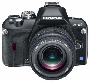 OLYMPUS デジタル一眼レフカメラ E-410 ダブルズームキット(中古品)