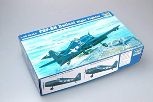 トランペッター 1/32 グラマン F6F-5N ヘルキャット ナイトファイター プラ(中古品)