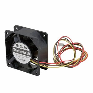 オウルテック PCケース用山洋電気製標準PWMファン 6cm 25mm厚 1000~4600rpm(中古品)