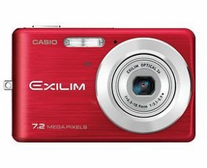 CASIO デジタルカメラ EXILIM (エクシリム) ZOOM レッド EX-Z77RD(中古品)