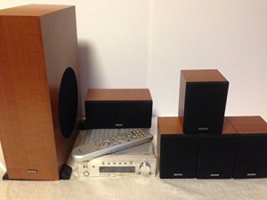 DENON ホームシアターシステム 木目 DHT-M380-M(中古品)