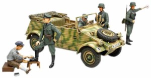 タミヤ 1/35 キューベルワーゲン82型 野戦憲兵セット(中古品)