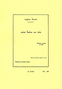 ボザ : 木管三重奏のための小組曲 (オーボエ、クラリネット、ファゴット)  (中古品)