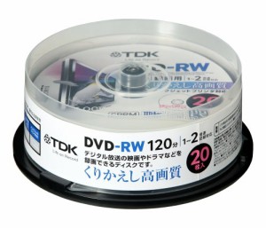 TDK 録画用DVD-RW デジタル放送録画対応(CPRM) インクジェットプリンタ対応(中古品)