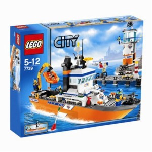 レゴ (LEGO) シティ パトロールボートとタワー  7739(中古品)