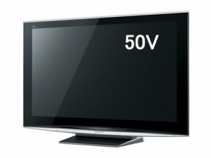 パナソニック 50V型 液晶テレビ ビエラ TH-50PZ800 フルハイビジョン   200(中古品)