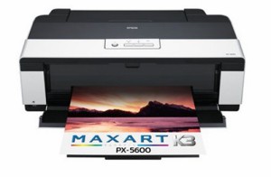 EPSON MAXART インクジェットプリンター PX-5600 A3ノビ対応 PX-P/K3インク(中古品)