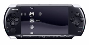 PSP「プレイステーション・ポータブル」 ピアノ・ブラック(PSP-3000PB)(中古品)