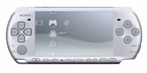 PSP「プレイステーション・ポータブル」 ミスティック・シルバー (PSP-3000(中古品)