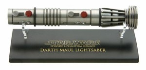 スターウォーズ　ダースモール・バトルダメージ・ミニライトセーバー(中古品)