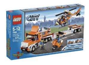 レゴ 7686 City Helicopter Transporter シティ ヘリコプター運搬車 [並行 (中古品)