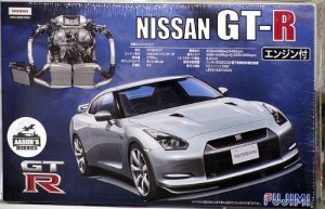 フジミ模型 1/24 インチアップシリーズ No.131 NISSAN GT-R R35 エンジン付(中古品)