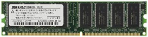 BUFFALO デスクトップPC用増設メモリ PC3200 (DDR400) 1GB DD400-1G/E(中古品)