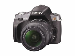 ソニー SONY デジタル一眼レフカメラ α330 ズームレンズキット ブラック D(中古品)