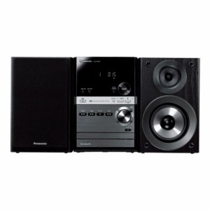 パナソニック CDステレオシステム ブラック SC-PM48-K(中古品)