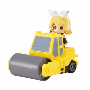 ねんどろいどぷらす ボーカロイド 激走プルバックカー リン&ロードローラー(中古品)