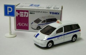 TOMYトミカ オリジナルトミカ・イオン TOYOTAエスティマタクシー　標識付(中古品)