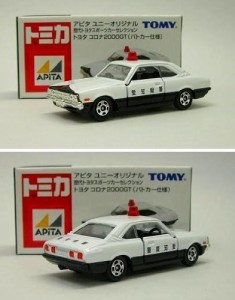 TOMYトミカ アピタ ユニーオリジナル トヨタ コロナ2000GT（パトカー仕様(中古品)