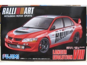 フジミ模型 1/24 インチアップシリーズ No.148 ラリーアート ランサーエボ (中古品)