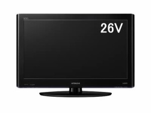 日立 26V型 地上・BS・110度CSデジタルハイビジョン液晶テレビWooo　(250GB(中古品)