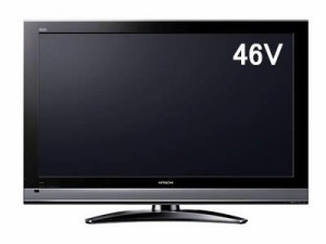 日立 46V型地上･BS･110度CSデジタルフルハイビジョンプラズマテレビWooo(32(中古品)