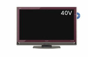 シャープ 40V型 液晶 テレビ AQUOS LC-40DX3-R フルハイビジョン ブルーレ (中古品)