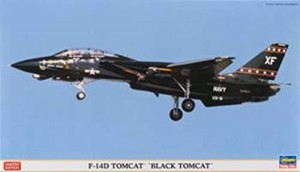 ハセガワ 1/72 F-14D トムキャット ブラックトムキャット(中古品)