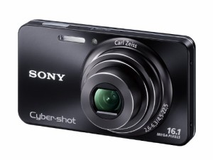 ソニー SONY デジタルカメラ Cybershot W570 1610万画素CCD 光学ｘ5 ブラッ(中古品)