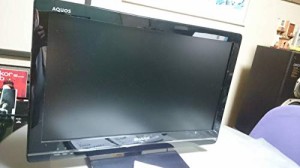 シャープ 22V型 液晶 テレビ AQUOS LC-22K5-B フルハイビジョン HDD(外付) (中古品)