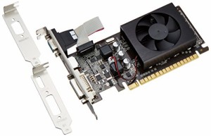 玄人志向 グラフィックボード nVIDIA GeForce GT520 1GB LowProfile PCI-E (中古品)