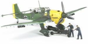 タミヤ 1/48 イタレリシリーズ No.08 ドイツ空軍 ユンカース Ju87 B-2 スツ(中古品)